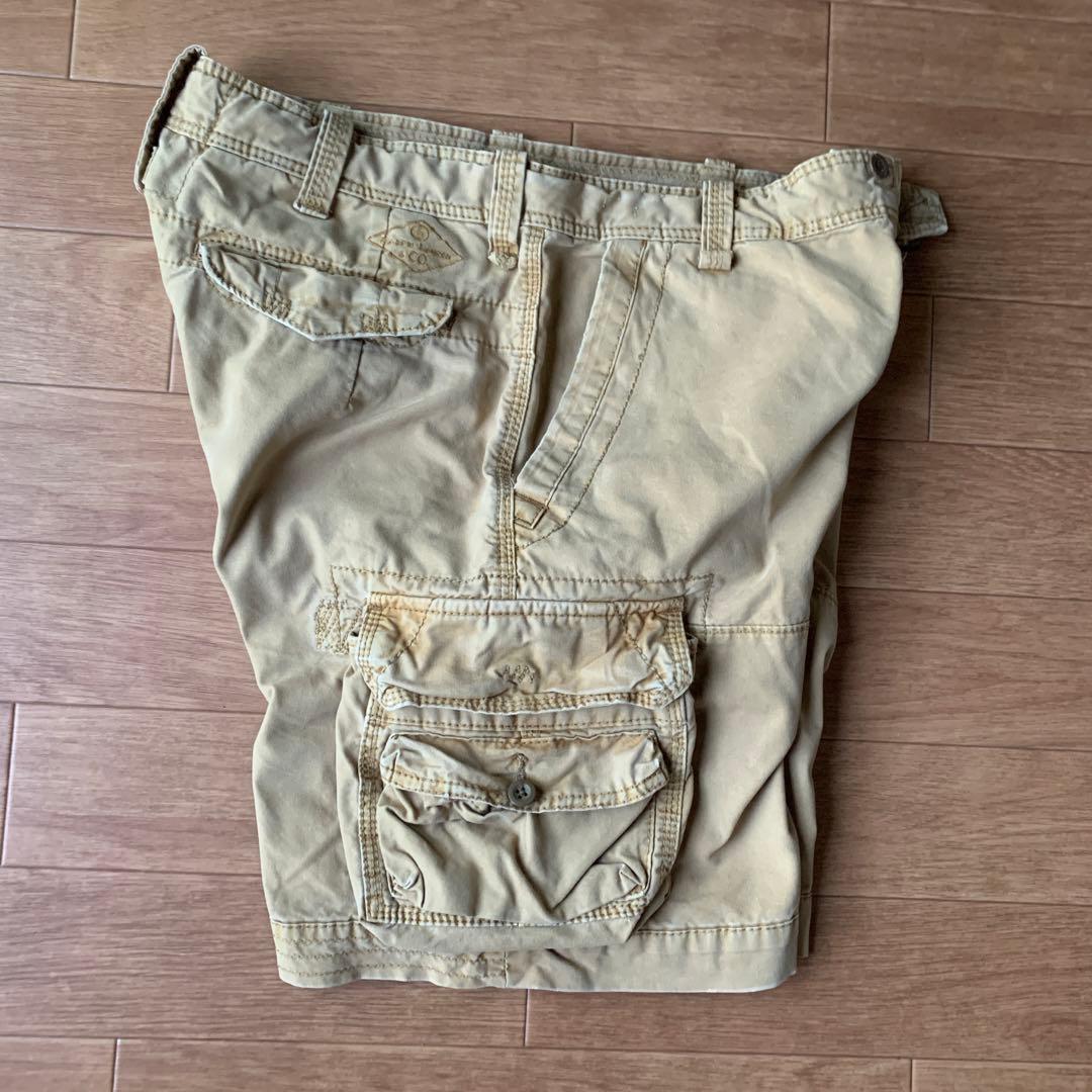 90s Ralph Lauren カーゴチノショーツ バギーパンツ 34