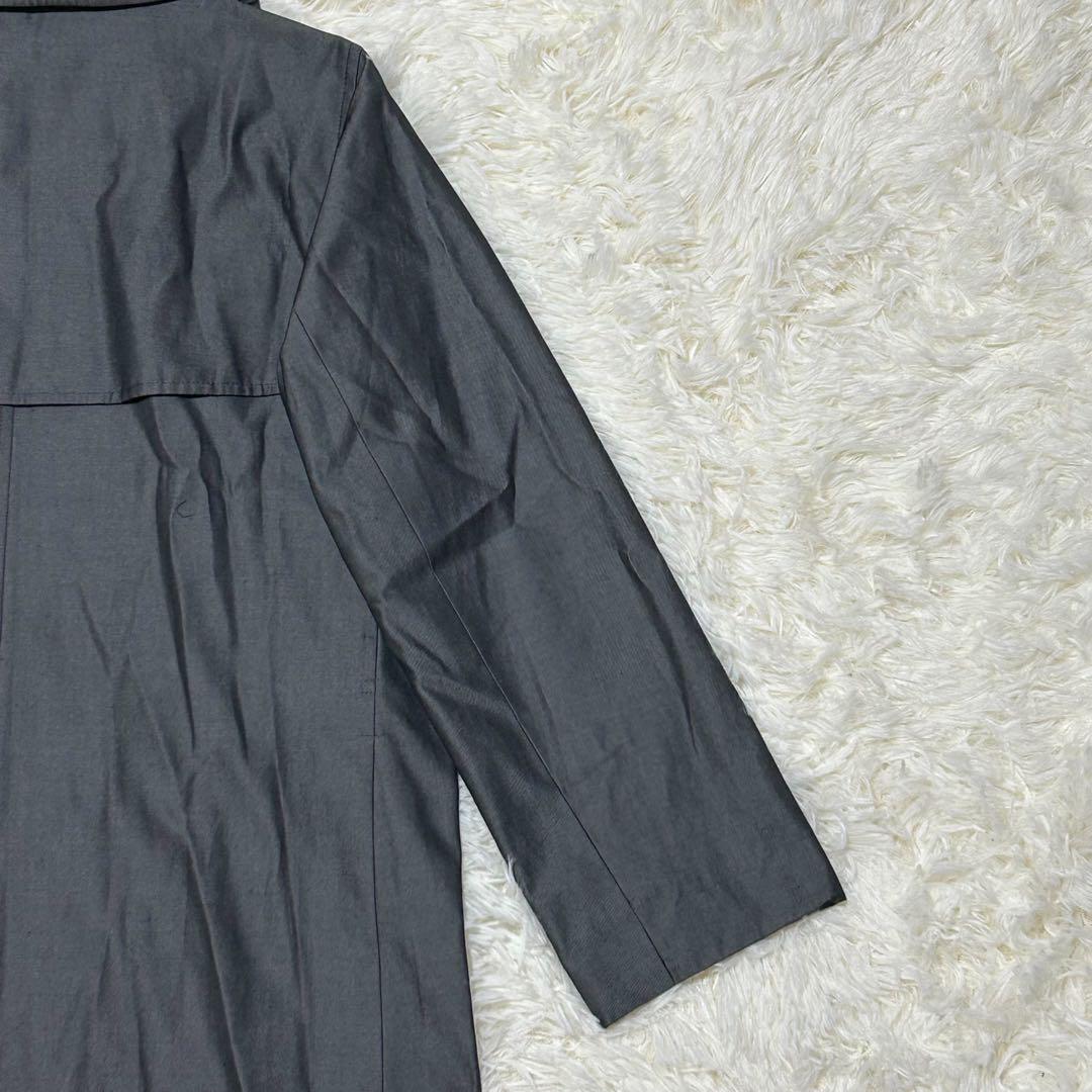 極美品　Burberry ロンドン　トレンチコート　グレー　メンズ　L