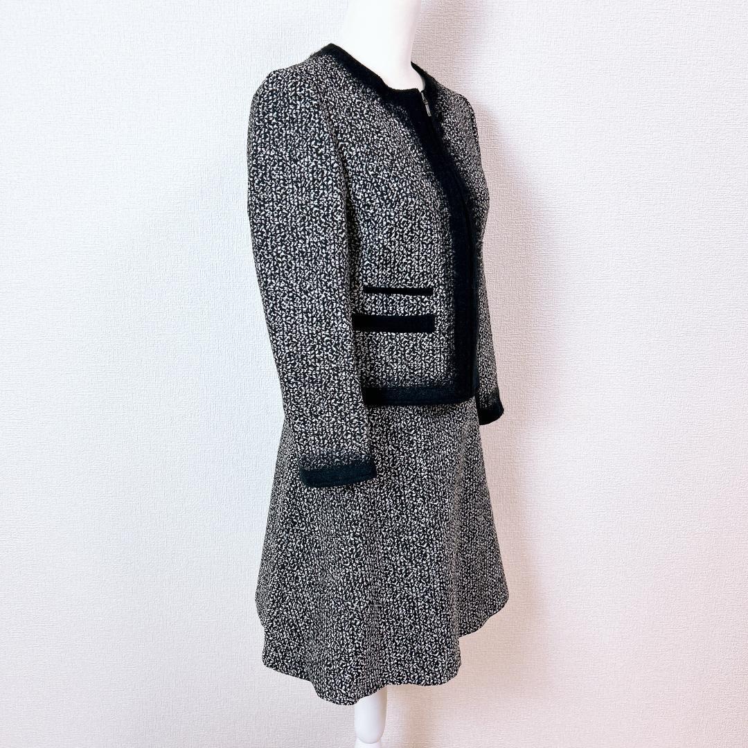 【美品】23区　ツイード　セットアップスカート　スーツ　36/38 ■