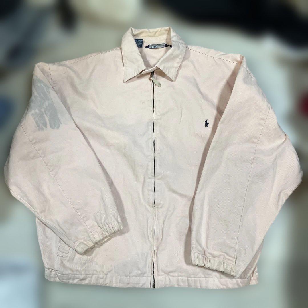 ポロバイラルフローレン スウィングトップ コットン ピンク XXL2XL 3L Polo By Ralph Lauren