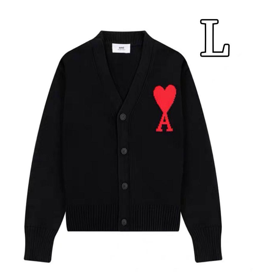 AmiParis アミアレクサンドルマテュッシ カーディガン　ブラック　L