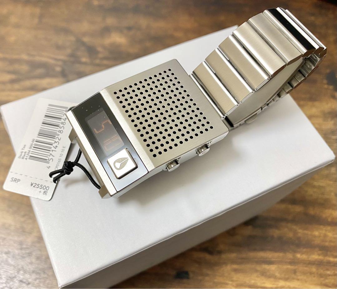 【新品】Nixon Dork Too ユニセックス シルバー デジタル時計