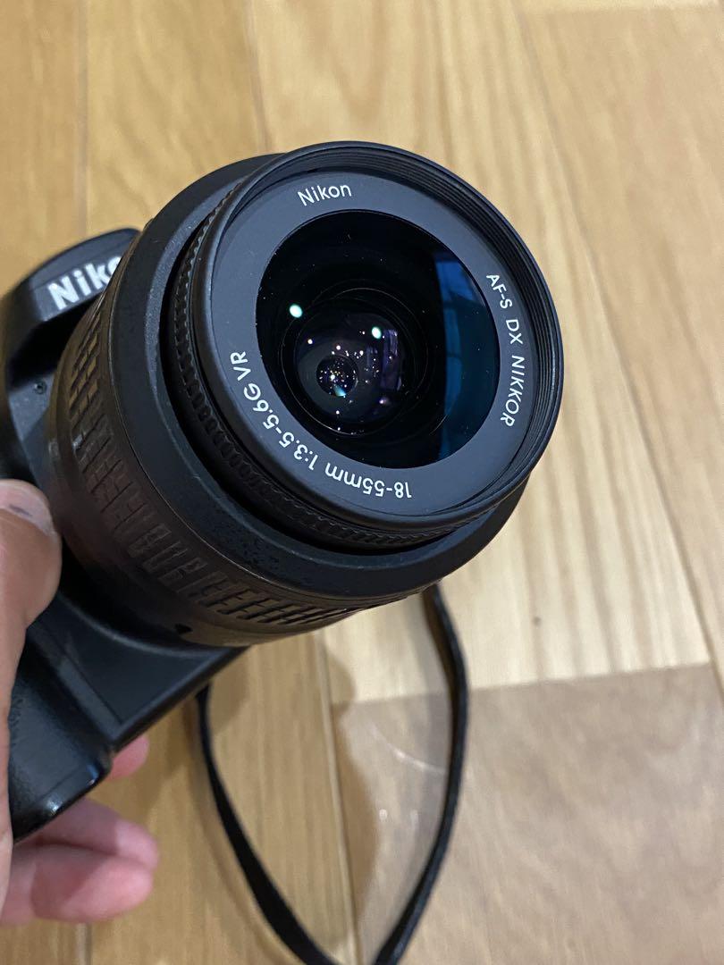 Nikon D40 ニコンCCDデジタル一眼 18-55 VRレンズ付　動作品
