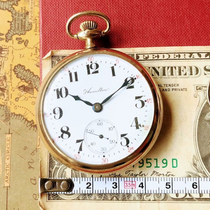 買い誠実 1613 綺麗な金張ケース メンズ 懐中時計 Hamilton ハミルトン その他 Williamsav Com