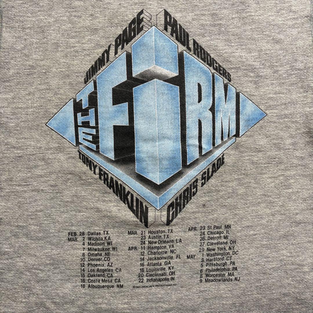 80's vintage タンクトップ　スウェット　THE FIRM カットオフ