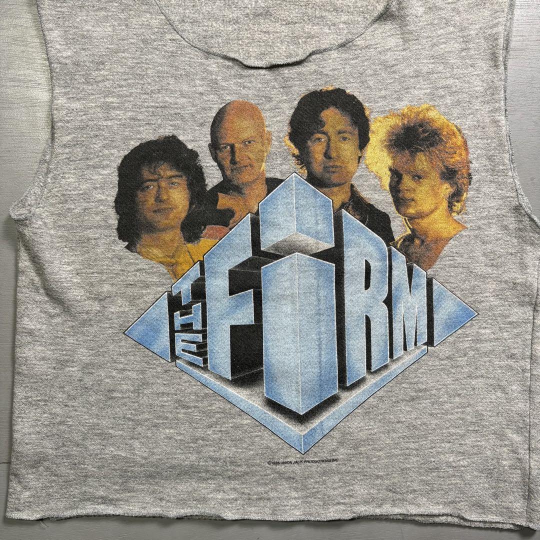 80's vintage タンクトップ　スウェット　THE FIRM カットオフ
