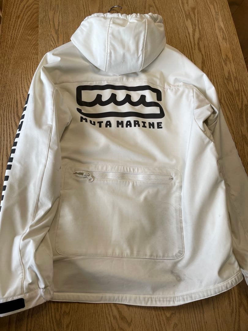 MUTA MARINE フード付きジャケット サイズ8 ホワイト