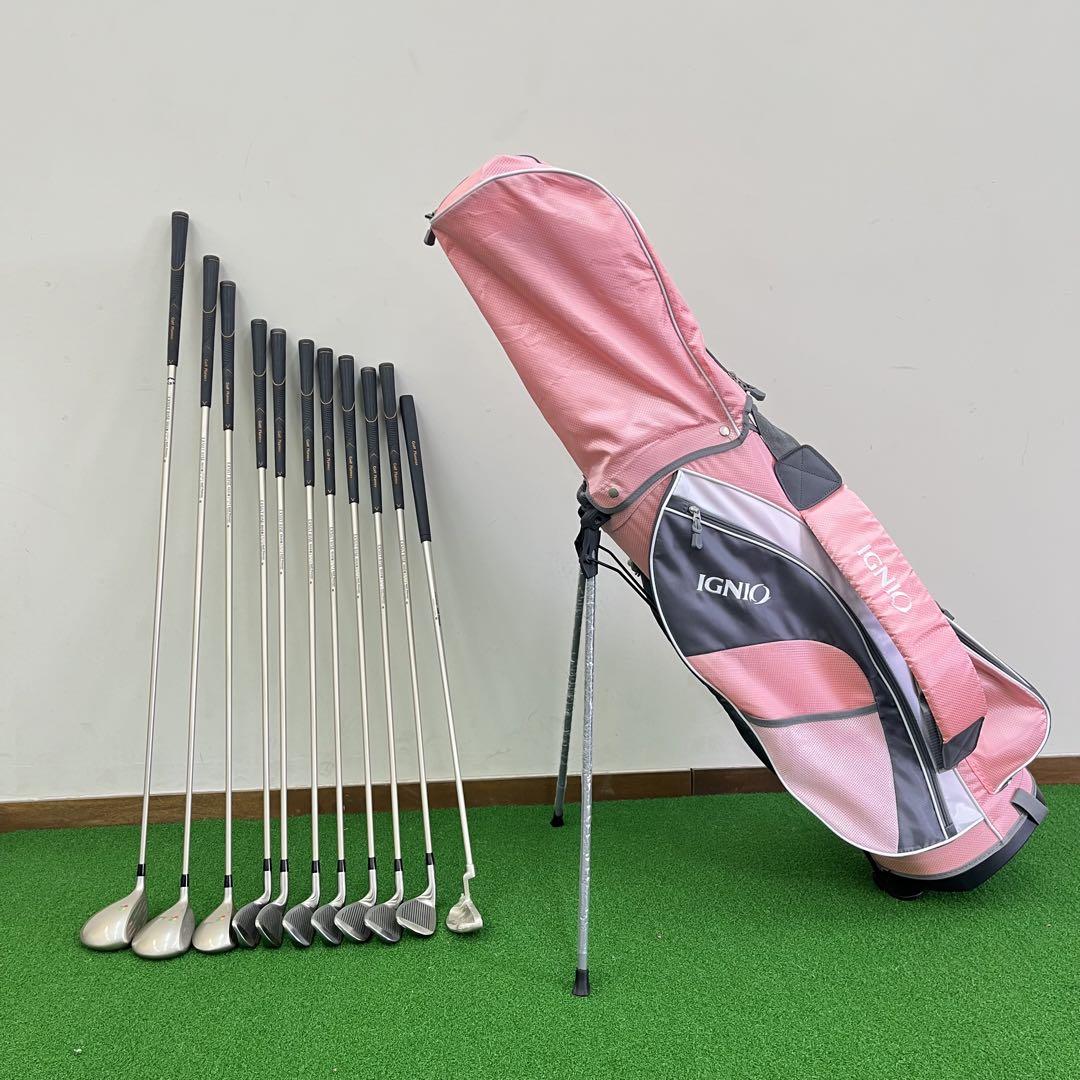 Golf Planner レディースゴルフクラブ11本セット　イグニオ　Ｌ　美品
