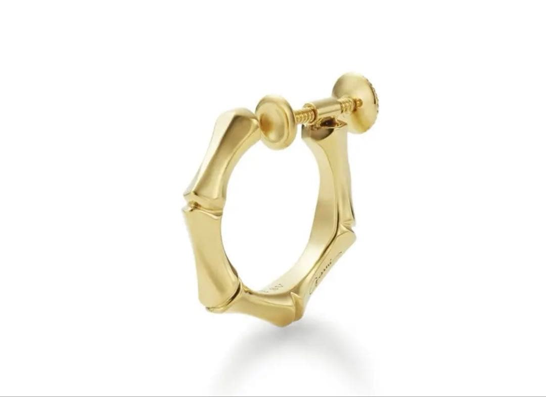 GARNI Crockery Bamboo Earring 保証書 ケース有