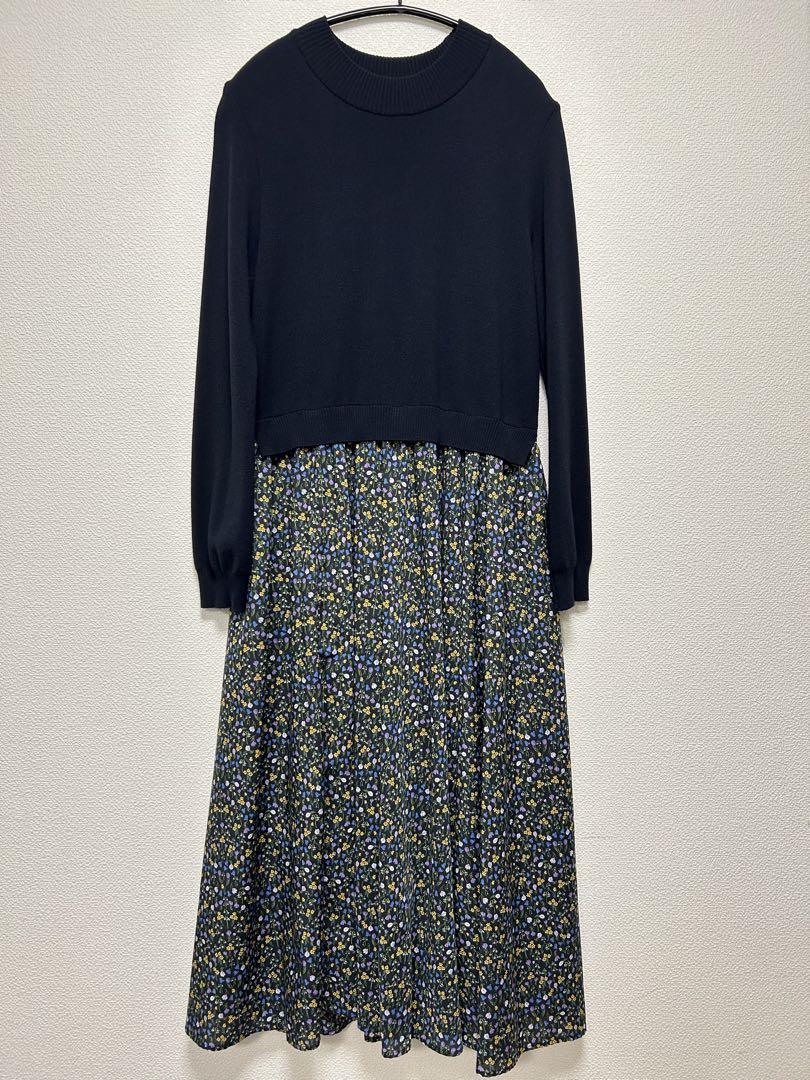 MACKINTOSH PHILOSOPHY 小花柄ドッキングワンピース