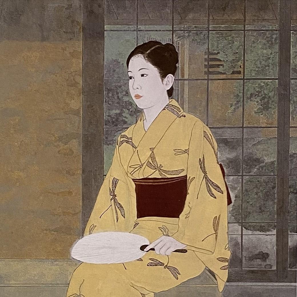 堀泰明、【祭囃子】、希少な額装用画集より、新品額装付、状態良好 堀泰明、祭囃子、希少な画集より、新品高級額装付、状態良好