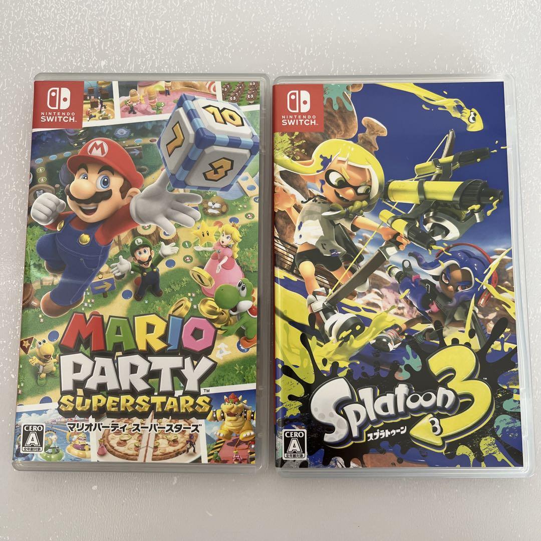 美品 マリオパーティスーパースターズ& Splatoon 3 セット 美品 マリオパーティスーパースターズ& Splatoon 3 セット
