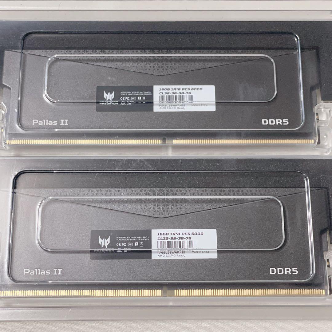 Pallas II DDR5 6000MHz 32GB(16GBx2)CL32