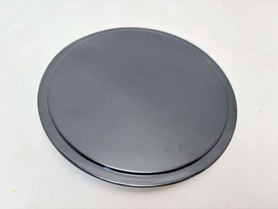 硝子 青渦平水指