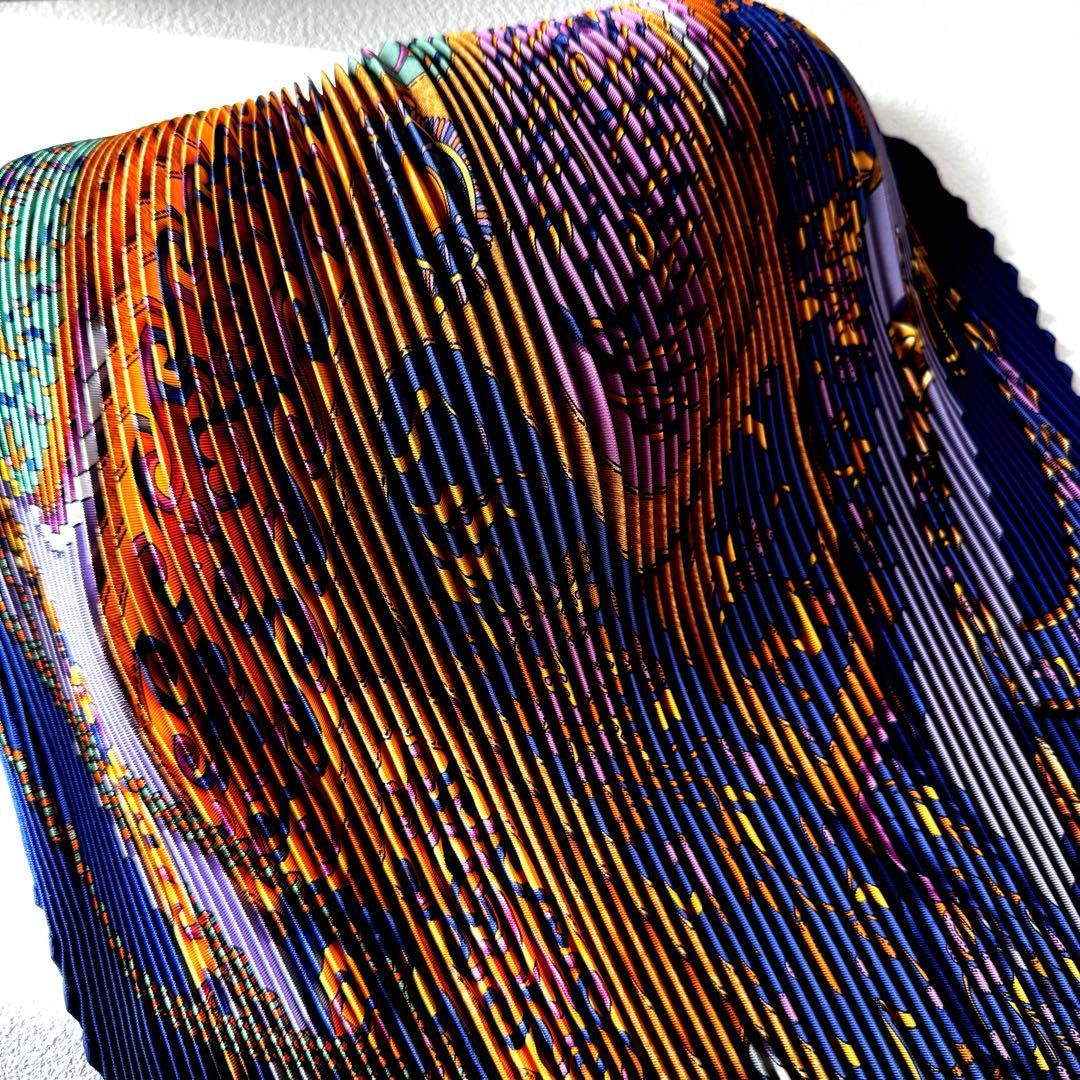 【専用です】未使用 エルメス プリーツカレ スカーフ ブルー 【専用です】未使用 エルメス プリーツカレ スカーフ ブルー