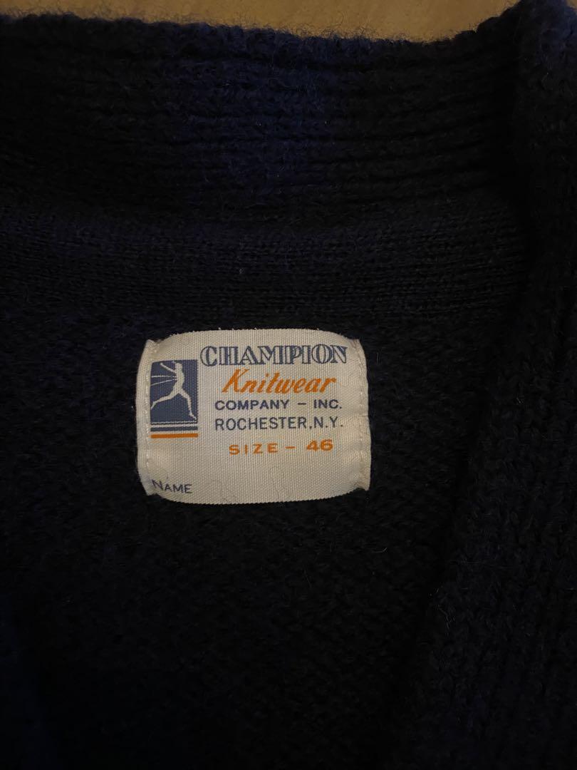 champion ランタグ　ニット　カーディガン　46 xl size