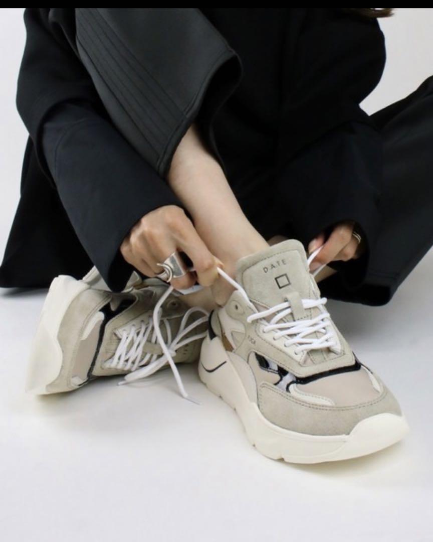 スニーカー 【D.A.T.E./デイト】FUGA NYLON BEIGE