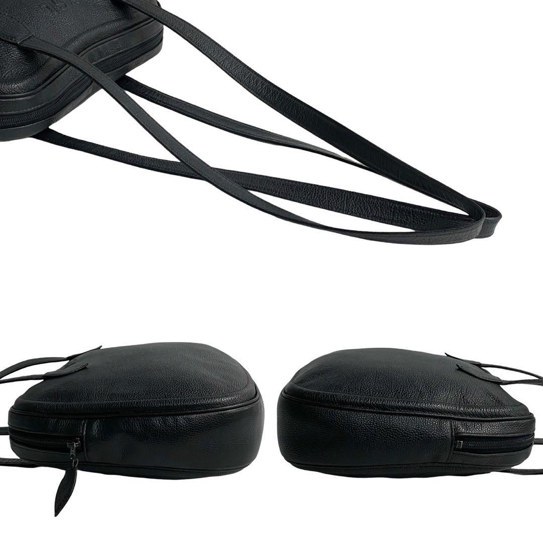 極美品 イヴサンローラン YSL レザー セミ ショルダーバッグ トートバッグ
