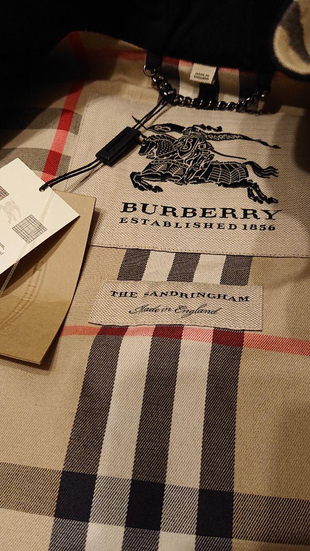 最高級 BURBERRY サンドリンガム トレンチコート 46 ブラック バーバリーのトレンチコート「ウエストミンスター」「チェルシー