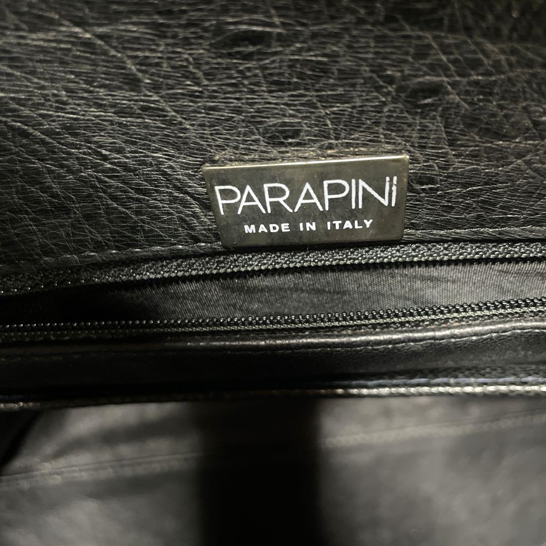 希少 PARAPINI イタリア製 オーストリッチ 本革