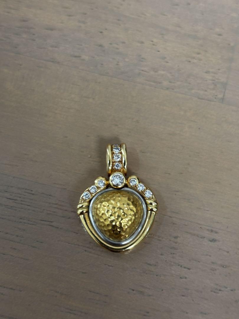 CHAUMET/ショ－メ 750 イエローゴールド　トップ　ダイヤ