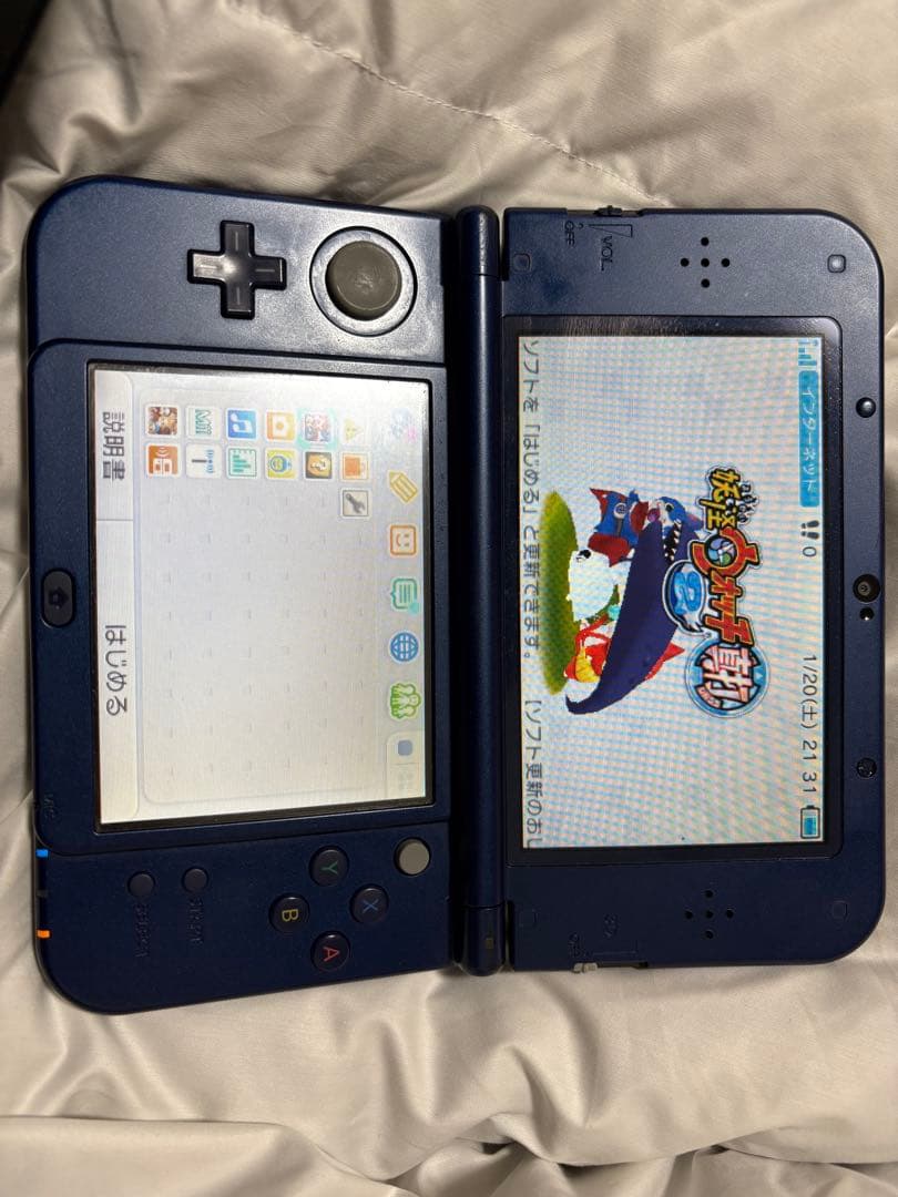 動作良好 New ニンテンドー3DS LL 本体 青色Nintendo 3DS UP786_INFO