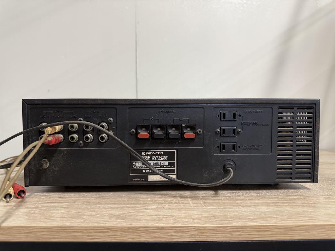 【動作品】Pioneer・SA-4400／プリメインアンプ pioneerステレオプリメインアンプ SA-4400