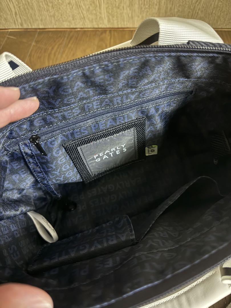 美品 PEARLY GATES ブラックバッグ