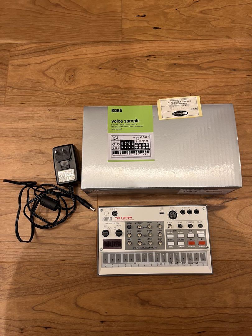 KORG volca sample 2 サンプラー アダプター付き