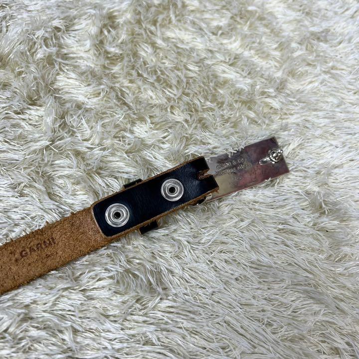 超激安新作 ✨美品✨ レザー シルバーバックル 箱付き 4a8Ll-m51148231612 GARNI ベルト 925 国産通販