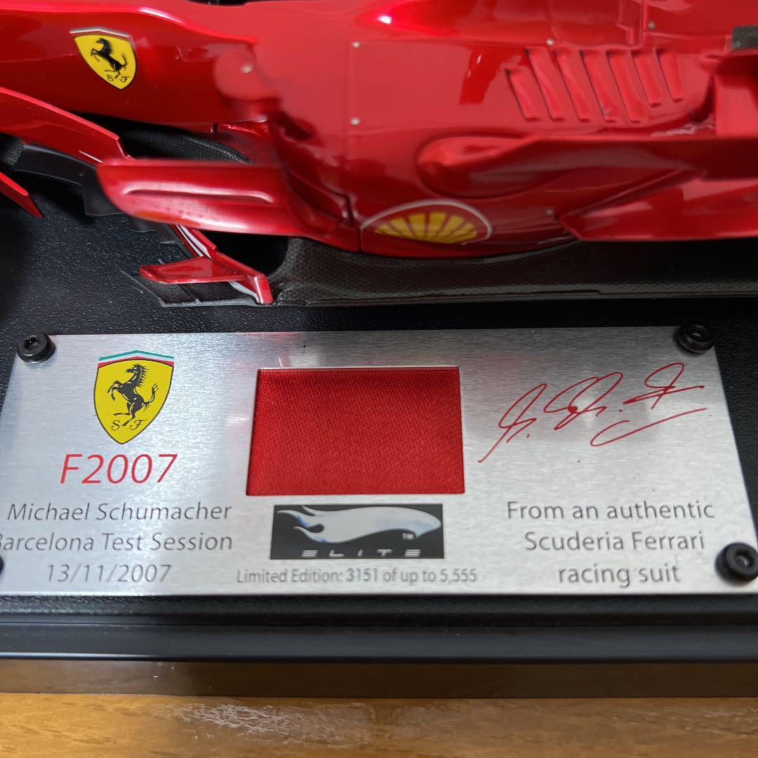 1／18 Ferrari F2007 バルセロナテスト ミハエル シューマッハ 1／18 Ferrari F2007 バルセロナテスト ミハエル シューマッハ