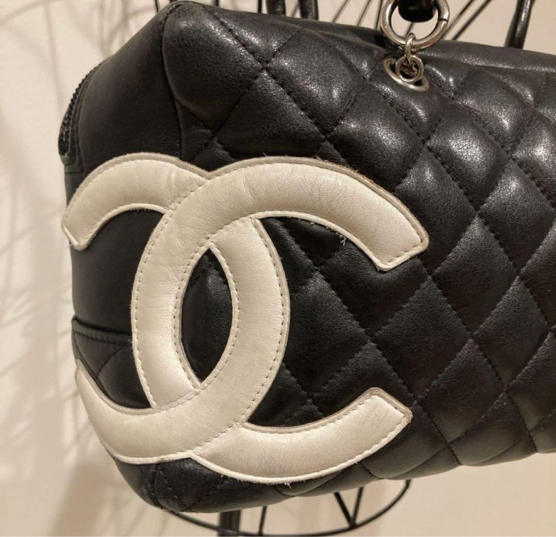 【正規品】 CHANEL シャネル カンボンラインボーリングバック 画像5