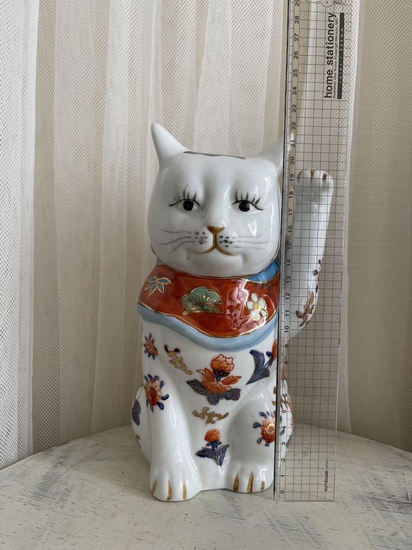 伊万里焼　招き猫