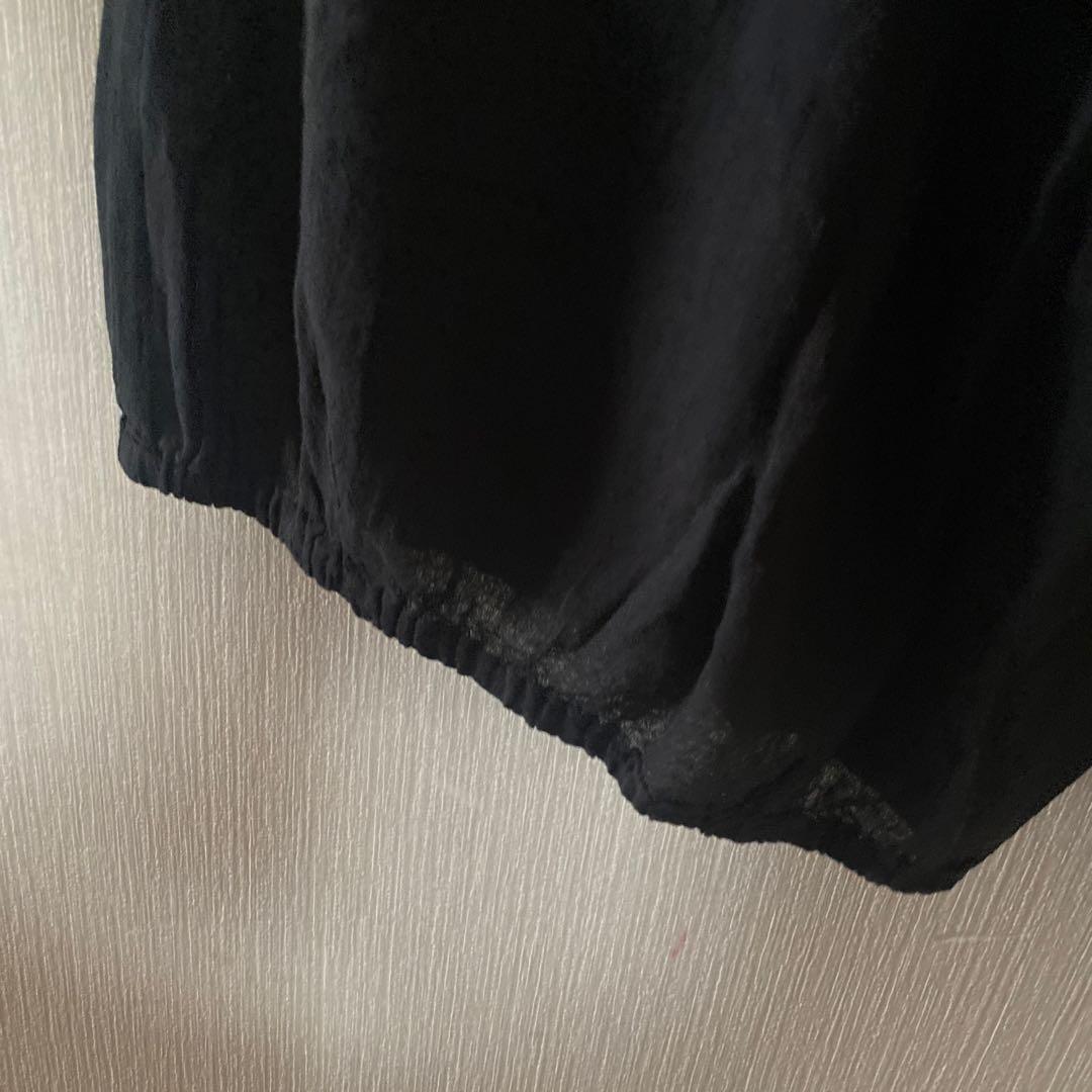 新品*HIYORI*綿麻ガーゼボリュームパンツ 裏地付き 新品*HIYORI*綿麻ガーゼボリュームパンツ 裏地付き