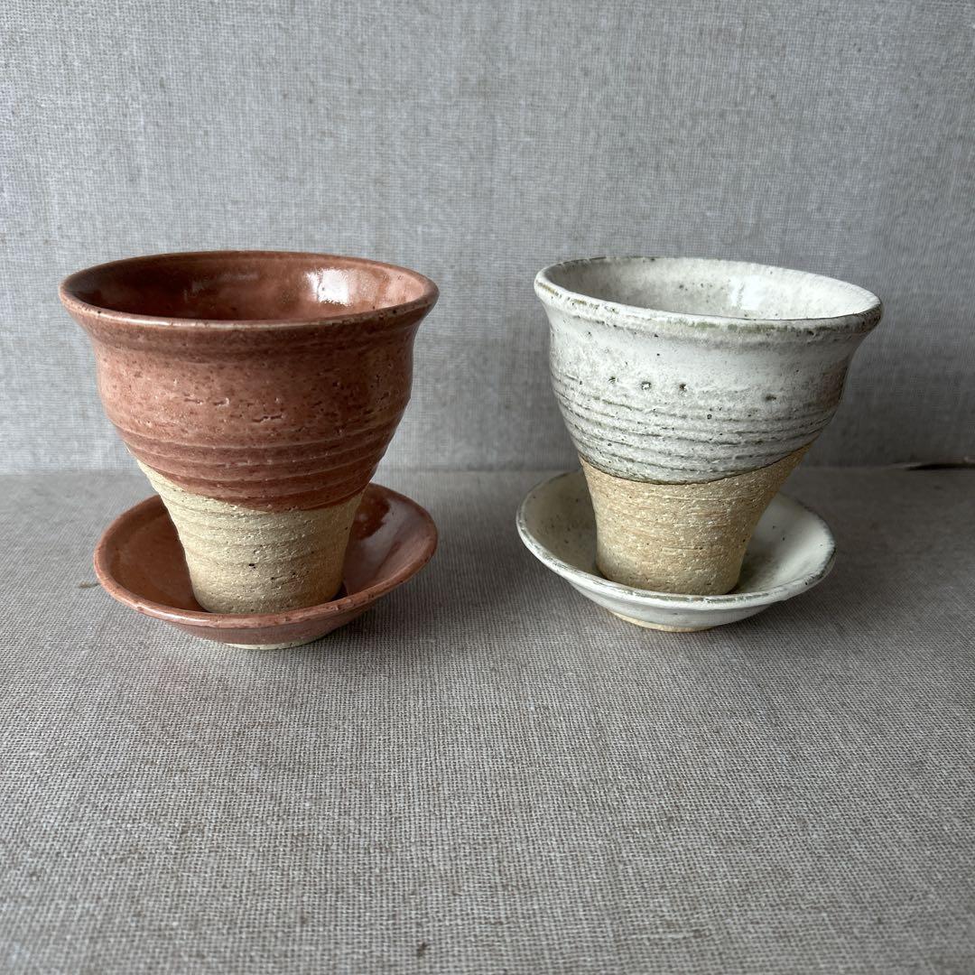 Mado湯呑み茶碗と受け皿