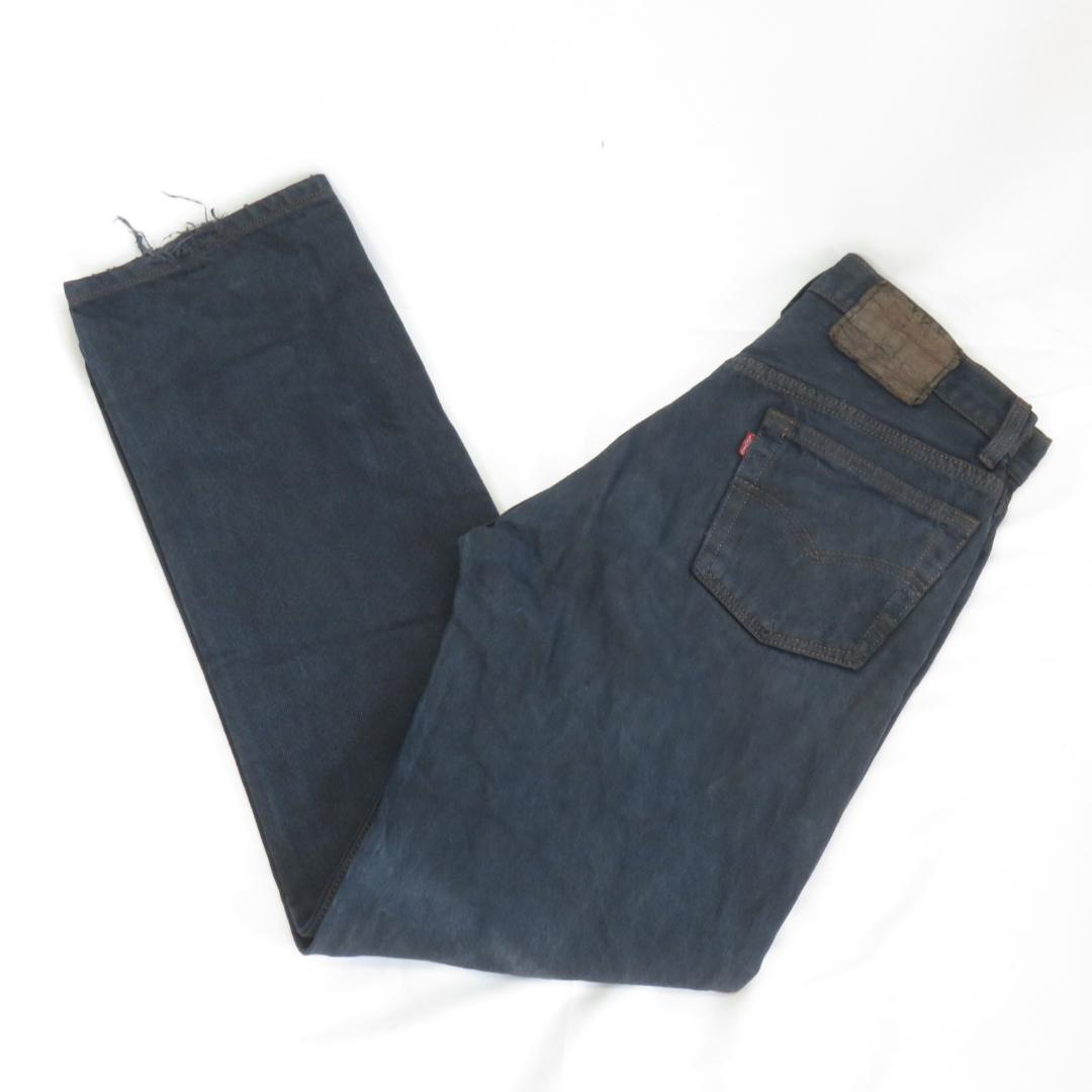 80s Levi's USA製 501 後染めブラック デニムパンツ W29 80s Levi´s USA製 501 後染めブラック デニムパンツ ジーンズ