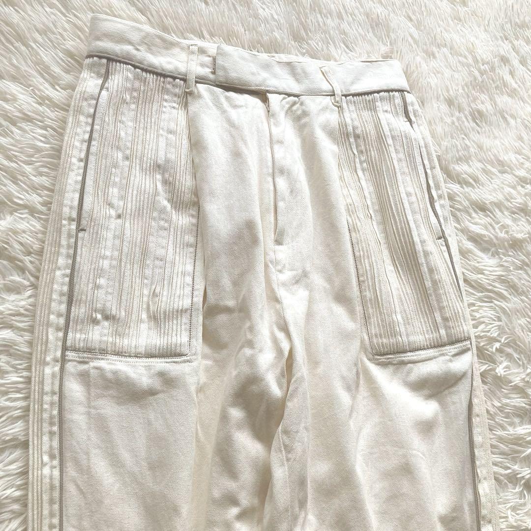 Pheeta(フィータ)コットン切替テーパードパンツ“Luisa” ph21aw