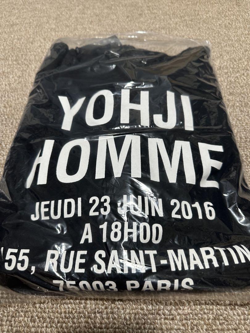 YohjiYamamoto ヨウジヤマモト SS23 アドレスロゴ パーカー 黒
