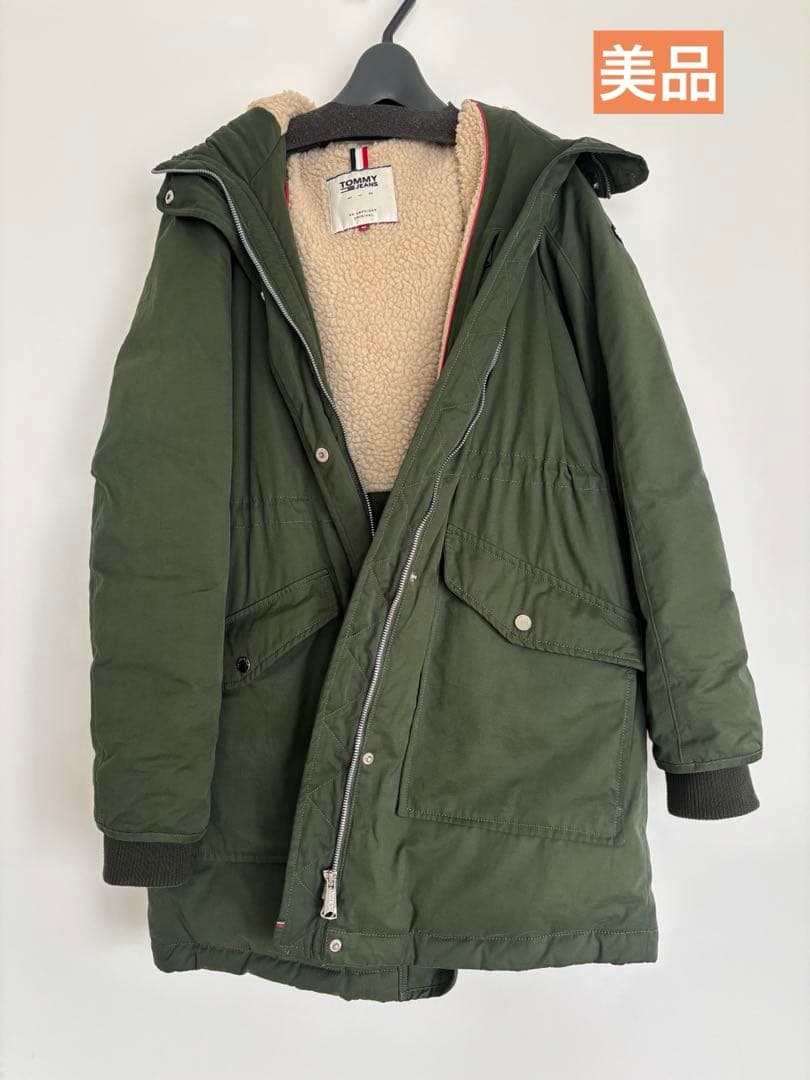 Tommy JEANS モッズコート カーキー レディース MM Tommy Jeans