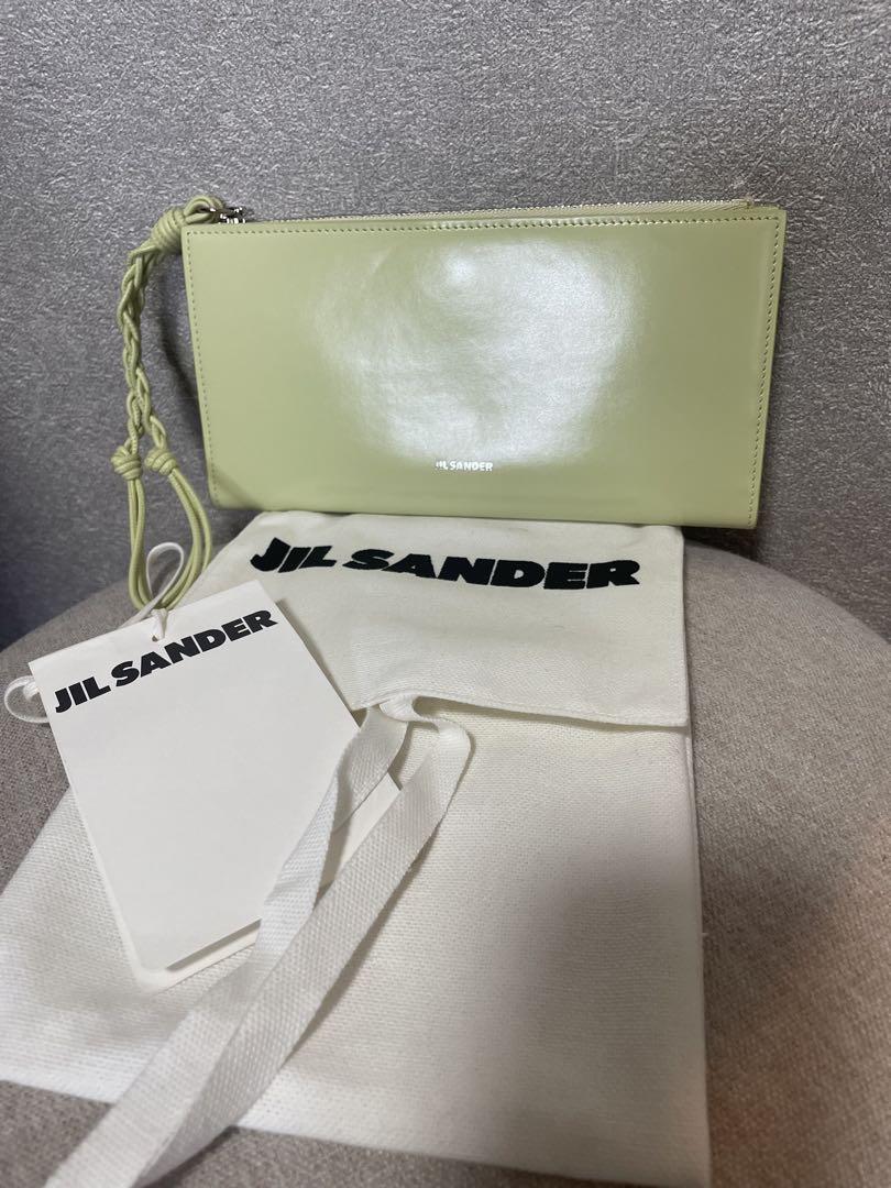 新品★ジルサンダー ファスナー タングル レザーウォレット 財布 カーフレザー