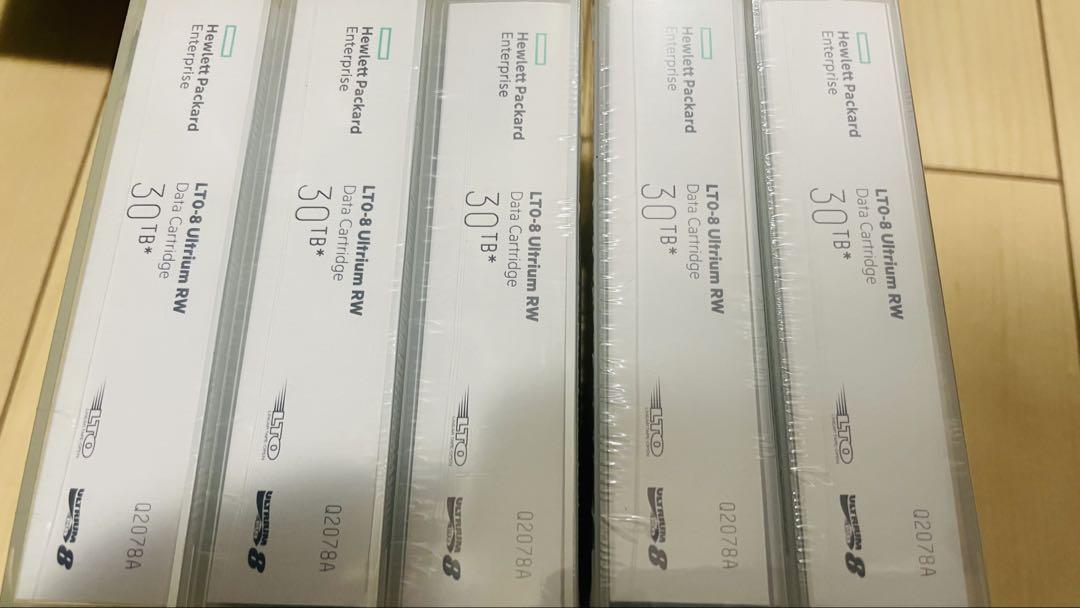 5本セット　Hewlett Packard Enterprise LTO-8