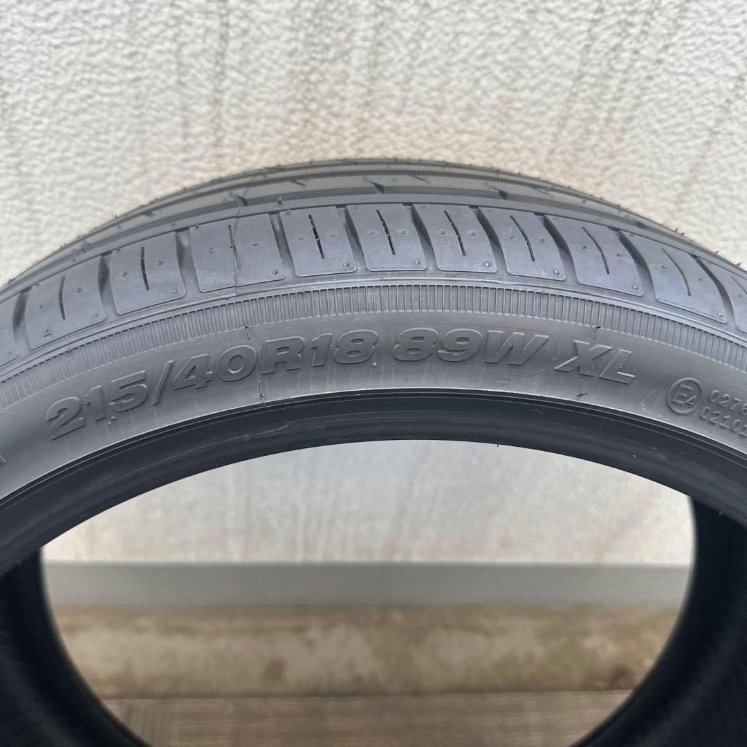 ZEETEX 215/40R18 89W XL サマータイヤ2本