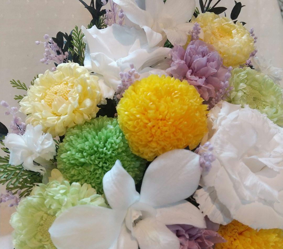 仏花　お供え　プリザーブドフラワー