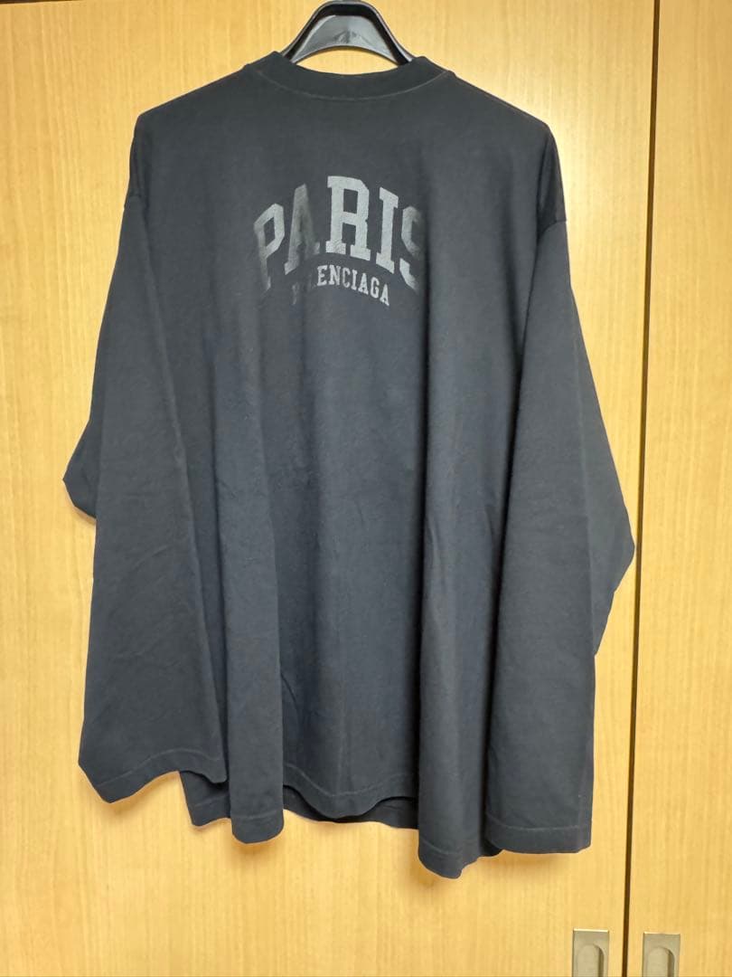 BALENCIAGA ロゴ オーバーサイズ ロングスリーブ TシャツXL LL BALENCIAGA