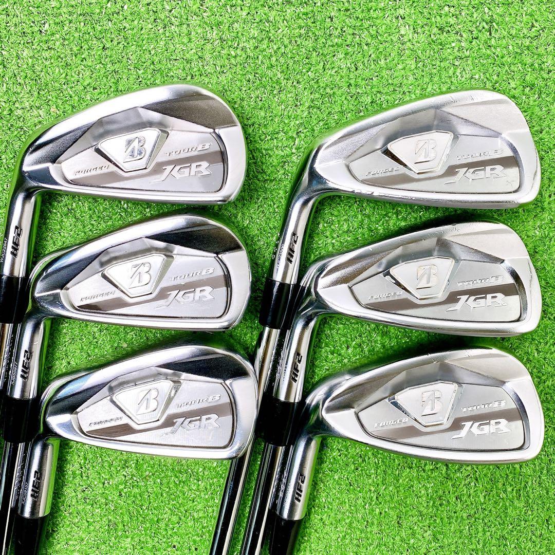 美品☆レフティ】ブリヂストンTOUR B JGR HF2 アイアン モーダス