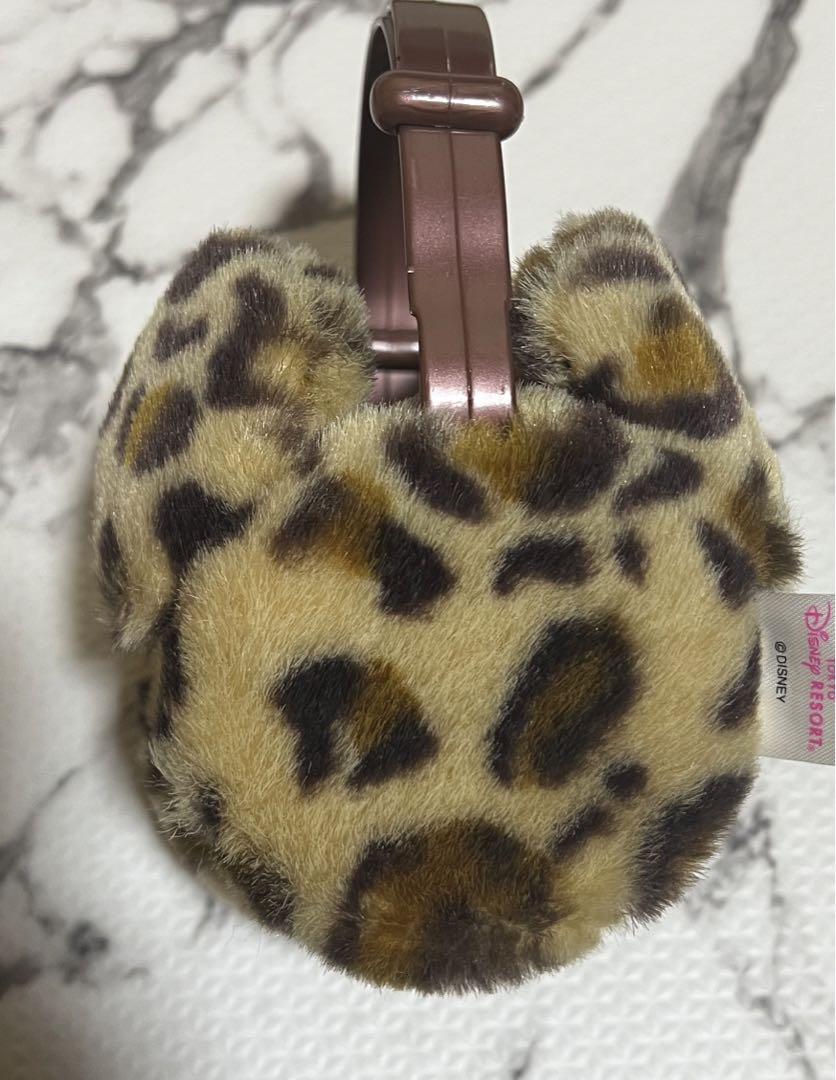 ディズニー ミッキー イヤーマフ ヒョウ柄 レオパード ディズニー ヒョウ柄 イヤーマフ 耳あて ミッキー レオパード