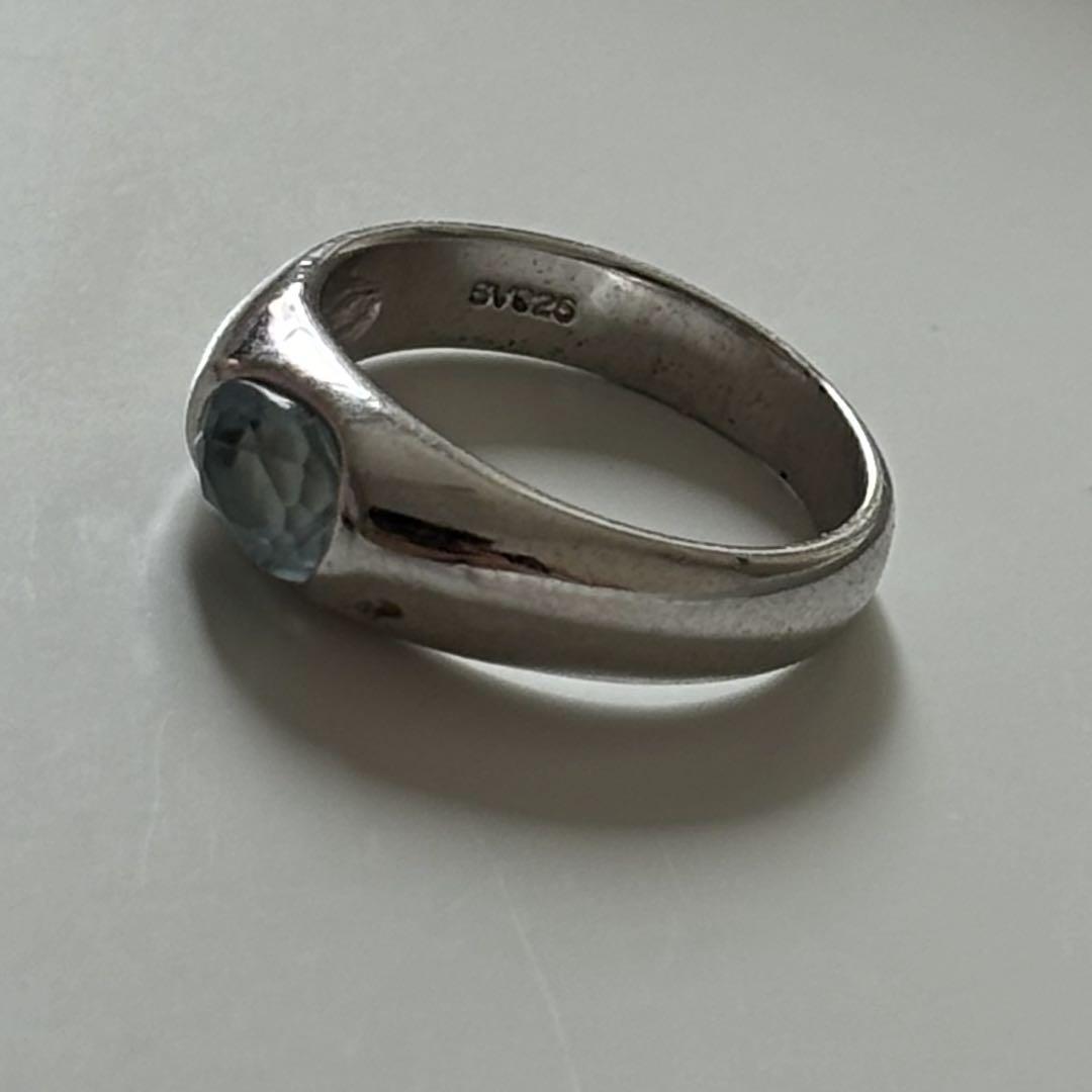 ブルートパーズ リング 指輪 13号 silver925 ブルートパーズ リング 指輪 13号 silver925