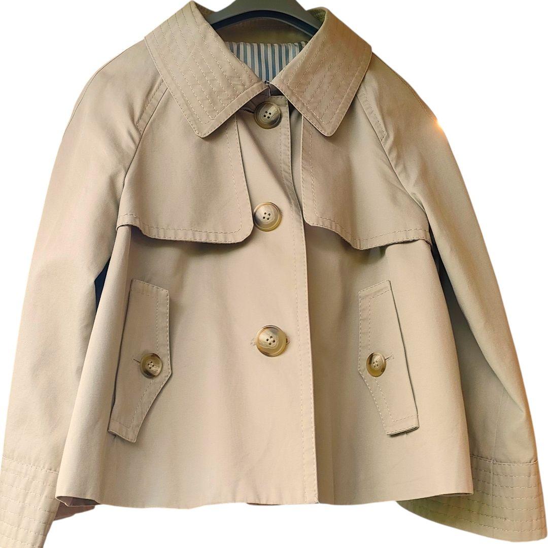 【完売】liten　トレンチコート　ベージュ　FREE ssstein | シュタイン LAYERED SHORT TRENCH COAT(BEIGE