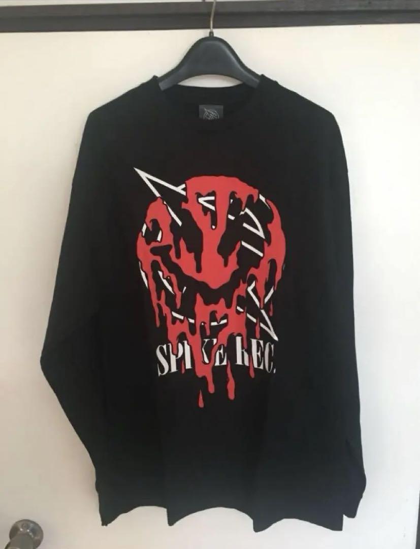 GLAY HISASHI プロデュース スパレコ ロングスリーブ Tシャツ SPIKE RECORDINGS by HISASHI ロングスリーブ TEEシャツ（グレー