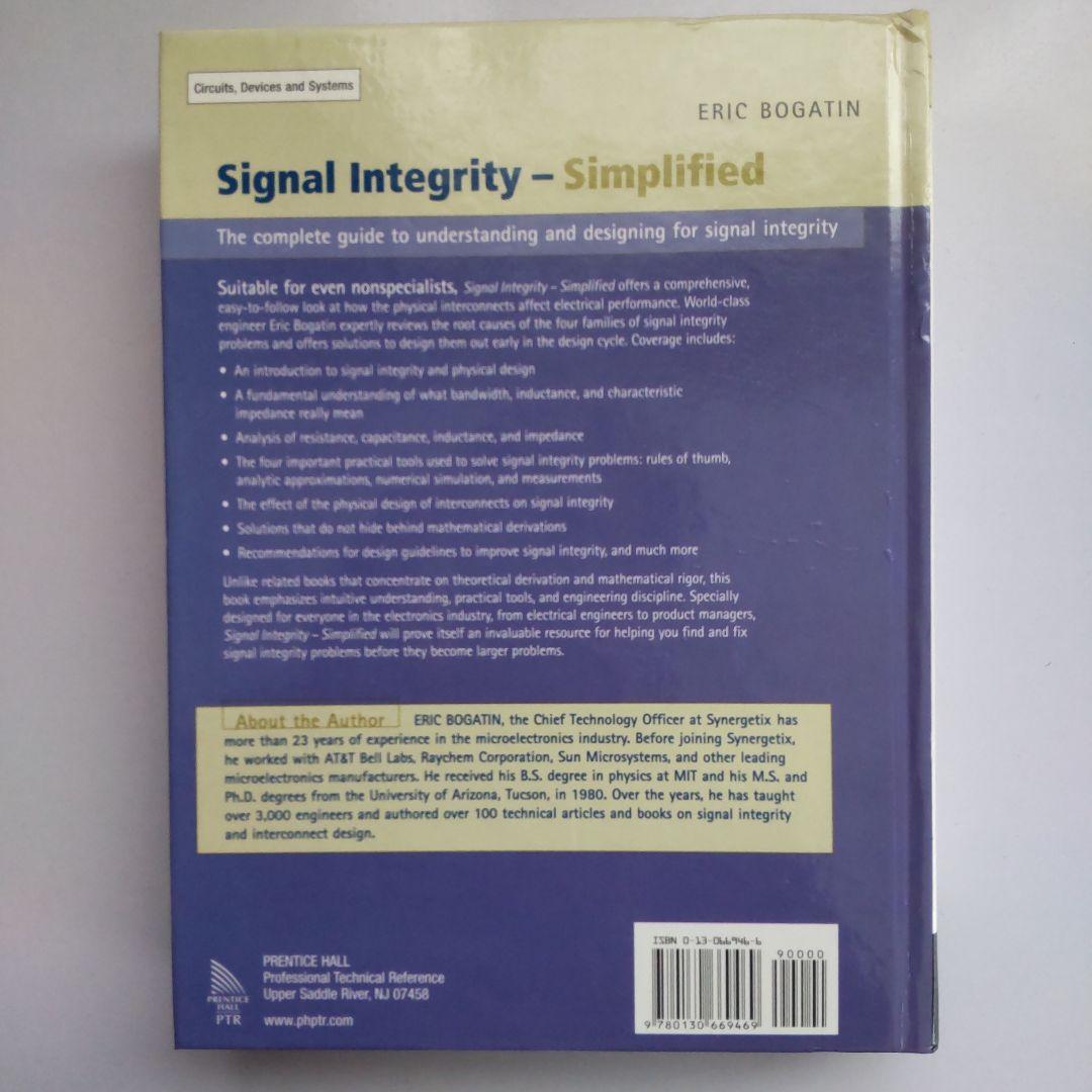 洋書 Signal Integrity - Simplified
